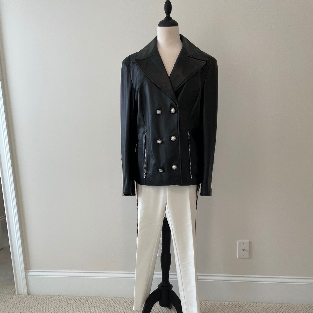 St. John Leather Jacket